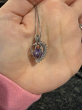Cage Pendant with Rhinestones