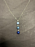 3 Pearl Pendant w/ Rhinestone