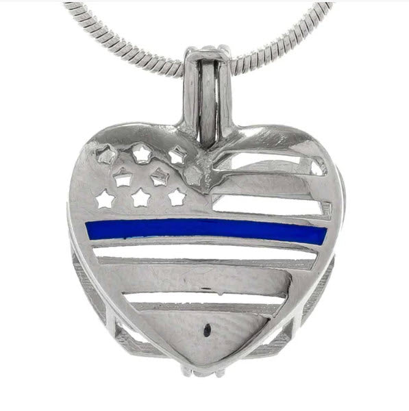 Heart with Blue Line