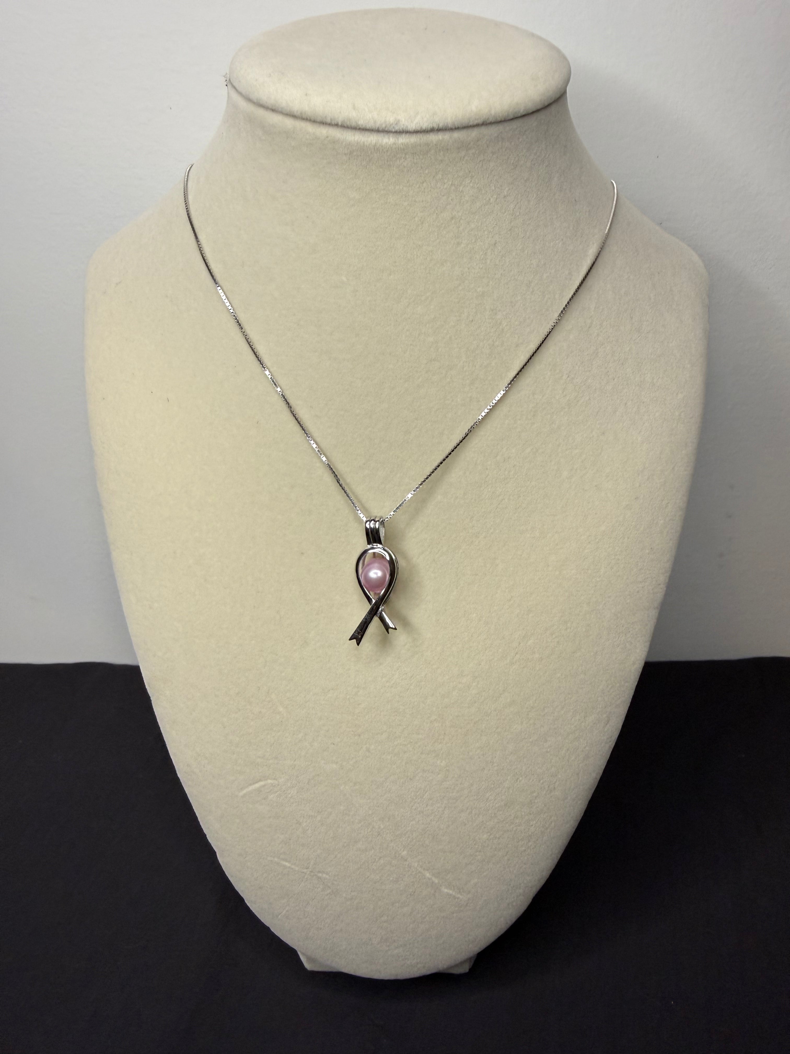 Awareness Ribbon Cage Pendant