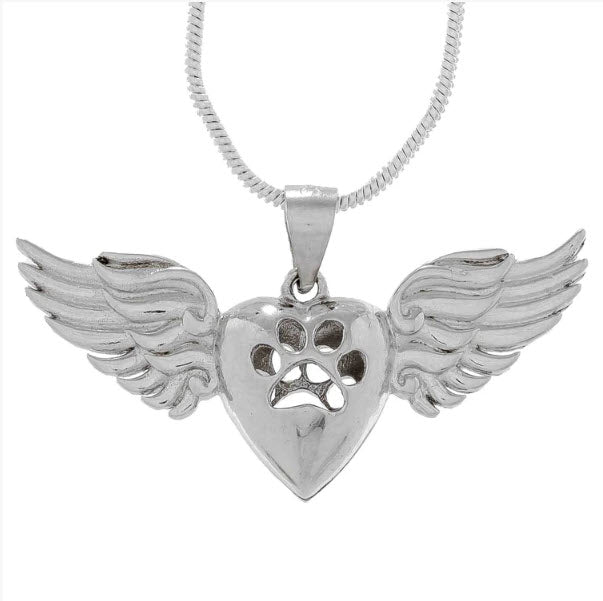 Paw Print with wings