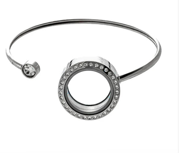 Glass Locket Bracelet